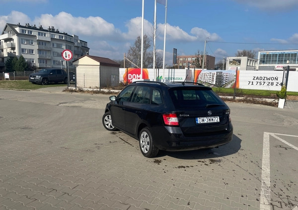 Skoda Fabia cena 36500 przebieg: 83000, rok produkcji 2017 z Wrocław małe 154